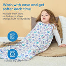 TotAha Toddler Sleep Sack 2T-3T-4T for Girl, 0.5 TOG Summer Light Sleeping Sacks, Soft Wearable Blanket Baby Sleep Bag with 2-way Zipper,Butterfly by TinyTreasures Baby Boutique