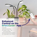 AeroGarden Trio Grow Light for Indoor Plants, Grow Live Plants Anywhere in The Home, Adjustable Light Modes, Black by GreenHaven Gardens