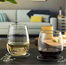 Libbey Stemless Wine Glasses Set of 12, Dishwasher Safe Set Of Wine Glasses, Perfect for Cocktails, Water, and Outdoor Glassware by CozyNest Decor