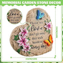 Jetec Memorial Garden Stone Sympathy Gift Decor Those We Love Don't Go Away Memorial Bereavement in Memory of Loss of Loved One Condolence Gifts for Outdoors(10 Inch) by GreenHaven Gardens