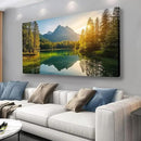 Yuaxker Large Nature Pictures Wall Decor Green Landscape Posters Modern Inspirational Wall Art Trendy Wall Prints Artwork for Living Room Bedroom Dining Room Office Home Decor 30x60inch by CozyNest Decor