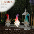 Alpine Corporation - 18” Tall Outdoor Garden Gnome Yard Decoration - Hear No Evil Gnome Statue – Lawn Statuary with Ombre Hat - Durable, Weatherproof Décor for Patio & Deck by GreenHaven Gardens