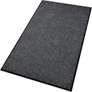 Profile Rubber Door Mat, 72x48inch, Heavy Duty, Entrance Doormat, Indoor and Outdoor, Waterproof, Easy Clean Shoe Scraper, Home Rug Welcome Mats for Entryway, Patio, Porch(Grey) by GreenHaven Gardens