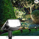Solar Spot Lights Outdoor Waterproof 10 Pack IP65, 63 LED 3 Lighting Modes Spotlights for Yard Garden House Garage Pathway by GreenHaven Gardens