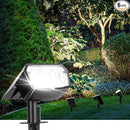 Solar Spot Lights Outdoor Waterproof 6 Pack IP65, 63 LED 3 Lighting Modes Spotlights for Yard Garden House Garage Pathway by GreenHaven Gardens