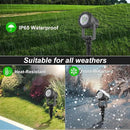 Green Solar Spot Lights Outdoor, 2 Pack Solar Landscape Spotlights IP65 Waterproof 9.8ft Cable, Auto On/Off Outdoor Wall Lights for Garden Yard Driveway Porch Walkway Pool (1-in-1) by GreenHaven Gardens