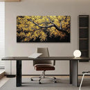 Modern Wall Art Nature Canvas Art Wall Decor Abstract Wall Decor Prints Painting Gold Tree Botanical Abstract Wall Art Picture For Bedroom Living Room Dining Room Home Office Artwork 24"×48" by CozyNest Decor