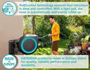 GARDENA (18630) Retractable Garden Hose Reel 115' x 1/2" Wall Mounted, Automatic Retraction & Length Lock for Easy Watering. Heavy Duty Swivel Bracket 180°, Includes Nozzle. Made in Europe by GreenHaven Gardens