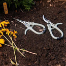 Modern Sprout Hand Pruners - Lightweight Pruning Shears W/Easy Lock- Gardening Scissors - Bypass Sharp Carbon Steel Blade - Rust Resistant - Garden Tools - Reusable Holster - Green by GreenHaven Gardens