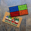 Gertmenian Coir Doormat - 2x3 Welcome Mat (2-Pack), Ideal for High Traffic Areas in Front Door, Garage, Entryway - South Park Gang/South Park Blocks, 80010 by CozyNest Decor