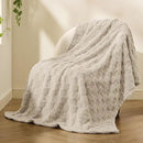 Bedsure GentleSoft Light Brown Throw Blanket for Couch - Checkered Fleece Blankets Gifts for Women Men Girls, Cute Soft Cozy Throw for Bedroom Home Decor Gifts, 50x60 Inches by CozyNest Decor