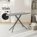 Yaheetech Foldable Ironing Board, Heavy Duty Iron Board with 9 Adjustable Heights, 4 Layer Cover and Safety Iron Rest, 52X14 Compact and Space Save Iron Board for Home Laundry Room Use, Gray by CozyNest Decor