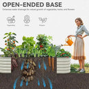 YITAHOME 17" Tall 6 in 1 Large Raised Garden Bed Kit, 6.5x2x1.4ft Galvanized Metal Planter Box with Gloves & Safety Rubber, Outdoor Above Ground Planters for Plants Vegetables Flowers, White by GreenHaven Gardens