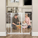 Regalo 36-Inch Extra Tall and 49-Inch-Wide Walk Thru Baby Gate, Includes 4-Inch and 12-inch Extension Kit, 4 Pack of Pressure Mount Kit and 4 Pack of Wall Mount Kit by TinyTreasures Baby Boutique