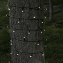 Pure Garden Solar Powered LED String Lights - 39-Foot Outdoor Lighting with 100 White Bulbs - Fairy Light with Steady or Twinkle Mode by GreenHaven Gardens