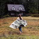 Inca Aztec Throw, Queen, King Blanket | Southwest Indian Navajo Boho Style | Native Cover for Camping, Bedding, Couch, Vanlife | Faux Alpaca, Lightweight, Hypoallergenic (Chimborazo Beige, King) by CozyNest Decor