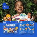 BioSwiss Bandages, Assorted Animal, Fun and Food Shaped Self Adhesive Bandage for Boys, Latex Free Sterile Wound Care, 100 Count by TinyTreasures Baby Boutique