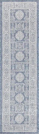Keen Home Design Terrace Outdoor Runner Rug - 2x8 Washable Indoor/Outdoor Rug for Patio, Kitchen, Balcony, Beach, Garden, Deck and Porch, Size: 2'2"x7'7" by CozyNest Decor