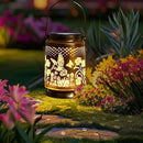KY&BOSAM Solar Lanterns Outdoor Waterproof Rose Hummingbird Garden Decor Birthday Gift for Women Mom Grandma Hangings Solar Lights Metal Diwali Decoration Outside Lantern for Yard Patio Backyard Porch by GreenHaven Gardens