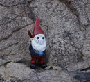 Horror Garden Gnome Decor - 5.5" Halloween Outdoor Statue, Spooky Valentines Gifts & Creepmas Collectible (Weatherproof Resin) by CozyNest Decor