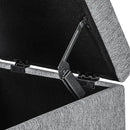 Adeco Storage Ottoman by CozyNest Decor