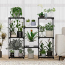 Metal Plant Stand Indoor Outdoor Plant Shelf Stand, 3 Tiers 8 Pots Potted Flower Plant Stands for Indoor Plants Multiple, Plant Shelves Stands Rack for Patio, Balcony, Living Room by GreenHaven Gardens