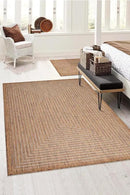 Adiva Rugs Outdoor Indoor Area Rug, Weather Resistant, Easy to Clean, Stain Resistant Floor Mat for Dining Room, Backyard, Deck, Patio (Wooden, 2'6" x 7') by CozyNest Decor