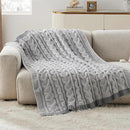 Bedsure Cable Knit Twin Blanket for Couch Bed - Breathable Chenille Chunky Knit Twin Blanket for Decorative Gift, GentleSoft Cozy and Warm for Winter and All Seasons, Grey, 60x80 Inches by CozyNest Decor