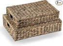 Set of 2 Decorative Storage Boxes With Lids for Home Decor, Shelves by CozyNest Decor