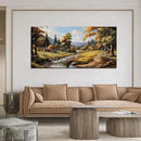 Natural Landscape Pictures for Living Room Wall Decoration,Large Farmhouse Wall Decor Office Canvas Wall Art 29 x 59 Inch by CozyNest Decor