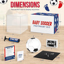 Circa Print Baby Soccer Ball Handprint Kit, Ink Pad for Hand and Footprints - Unique Keepsake for Dads, Baby Shower Present for Moms, Newborn Gift by TinyTreasures Baby Boutique