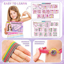 Dpai Friendship Bracelet Making Kit for Girls,DIY Arts and Crafts Toys,Jewelry String Maker Kit,The Best Birthday Gifts Ideas for Girls 6 7 8 9 10 11 12+ Years Old（Double Purple by TinyTreasures Baby Boutique