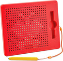 Magnetic Drawing Board for Kids & Toddlers with Beads and Magnet Stylus Pen - Magnetic Tablet Toy for Airplane & Car Ride Activities for Kids by TinyTreasures Baby Boutique