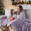 GONAAP Fuzzy Faux Fur Throw Blanket Queen Size Frosty Purple Super Soft Cozy Plush Fuzzy Shaggy Blanket for Couch Sofa Bed (Frosty Purple, Queen(90"x90")) by CozyNest Decor