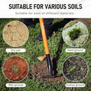 Garden Hoe,Garden Tools for Weeding,Hoe Garden Tool for Gardening Planting with Fiberglass Handle,57Inches,Orange by GreenHaven Gardens
