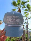 I Wonder If There's A Margarita Thinking About Me Too - Denim Hat