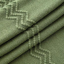 MIULEE Moss Green Knitted Throw Blanket for Couch Textured Knit Blanket with Tassels Cozy Woven Bed Blanket for Sofa Bed Chair Wave Pattern Spring Home Decor for All Seasons 50"x60" by CozyNest Decor