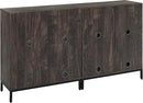 Crosley Furniture Jacobsen 2-Piece Vinyl Record Storage Cube Bookcase Set and Record Player Stand, Brown Ash by CozyNest Decor