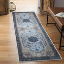 Keen Home Design 2x12 Rug - Machine Washable Runner Rug with Non-Slip Backing, Ideal for Hallway, Entryway, Kitchen, Laundry Room - Vintage, Easy Clean, Durable, Low Pile - (2'6" x 12') by CozyNest Decor