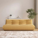 Big Bean Bag Chairs for Adults, 3 Seater Large Bean Bag Chair Sofa, Fireside Chair Lazy Sofa Chair with High Density Comfortable Foam, Modern Bean Bag for Living Room, Bedroom, Office (Yellow) by CozyNest Decor