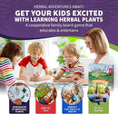 Wildcraft! an Herbal Adventure Cooperative Board Game - Learn 25 Herbs with No Reading Required - Educational Game for Kids 4+ & Families - Includes 3 Printable PDFs, Coloring Book & Plant Guide by TinyTreasures Baby Boutique