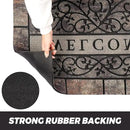 Thick Welcome Mats Outdoor, 24 * 36" Large Front Door Mat Entrance, Durable Welcome Mat for Front Door, Heavy Duty No Slip Rubber Outdoor Mats for Home Entrance by CozyNest Decor