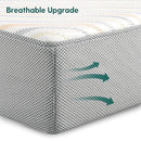 BABELIO Biobased Crib and Toddler Mattress Dual-Sided, CertiPUR-US, Removable Waterproof and Machine-Washable Cover, 52"x27.5"x5" by TinyTreasures Baby Boutique