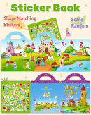 Benresive Reusable Sticker Book for Toddlers 2-4 Years, Fun Travel Stickers for Kids, Waterproof Sticker Books for Toddlers 1-3, Crafts Activities for Todddlers 1-3 2-4 3-5 - Fairy by TinyTreasures Baby Boutique