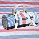 Waterproof Picnic Mat, Outdoor Camping Oversized Field Blanket. Portable Thickened Camping Blanket, Suitable for Beach, Camping, Music Festival, Party, Outdoor Adventure. (Red&Blue&White, 80”x60”) by TinyTreasures Baby Boutique