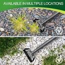 Walensee Mini Action Hoe for Weeding Stirrup Hoe Tools for Garden Hula-Ho with 14- Inch Scuffle Loop Hoe Gardening Weeder Cultivator, Sharp Durable Metal Handle Weeding Rake with Cushioned Grip, Grey by GreenHaven Gardens