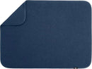 S&T INC. Dish Drying Mat XL, 18” x 24”, Absorbent Microfiber Kitchen Counter Mat, Dish Drying Pad for Dishes, Utensils, Pots and Pans, Extra Large, Navy by CozyNest Decor