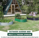 Land Guard 8×4×1 ft Green Raised Garden Bed, Vego Garden Raised Bed, Above Ground Flower Bed for Vegetables, Flowers, Herbs（Green）… by GreenHaven Gardens