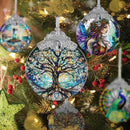 Tree of Life Stained Glass Suncatcher - Holidays & Christmas Tree Ornament, Decor & Gifts by GreenHaven Gardens