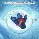 Toilet Bowl Cleaner Bottle, Automatic Toilet Bowl Cleaner Tablets in Bottle, Easy to Use, Long-Lasting Effect Toilet Cleaners Drop in Tank, Blue, 2 Bottles by CozyNest Decor